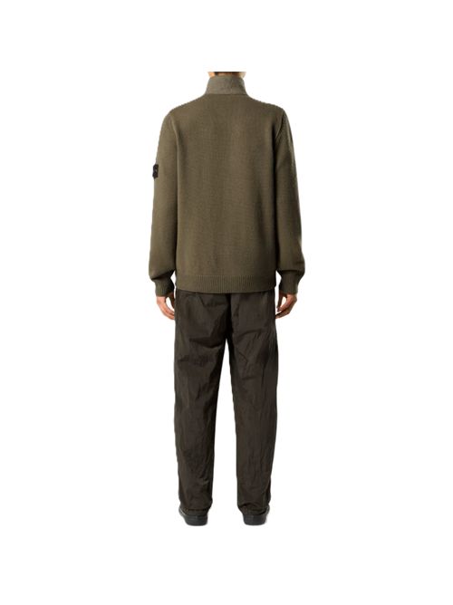 Stone Island Logo Patch Buttoned Cardigan Stone Island | L2S15 5100047 S00A3V005G MILITARY GREEN